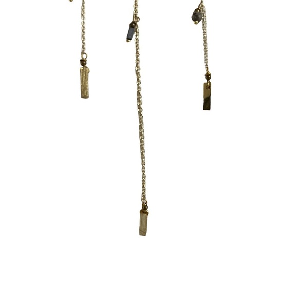 NAKAMOL Handcrafted Choker Necklace Beaded Crystals & Stones Adjustable - Picture 10 of 12